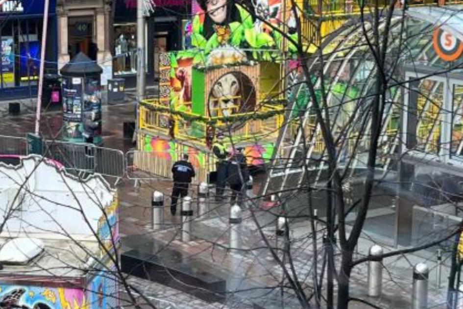 Cops provide update after gas explosion at St Enoch Square