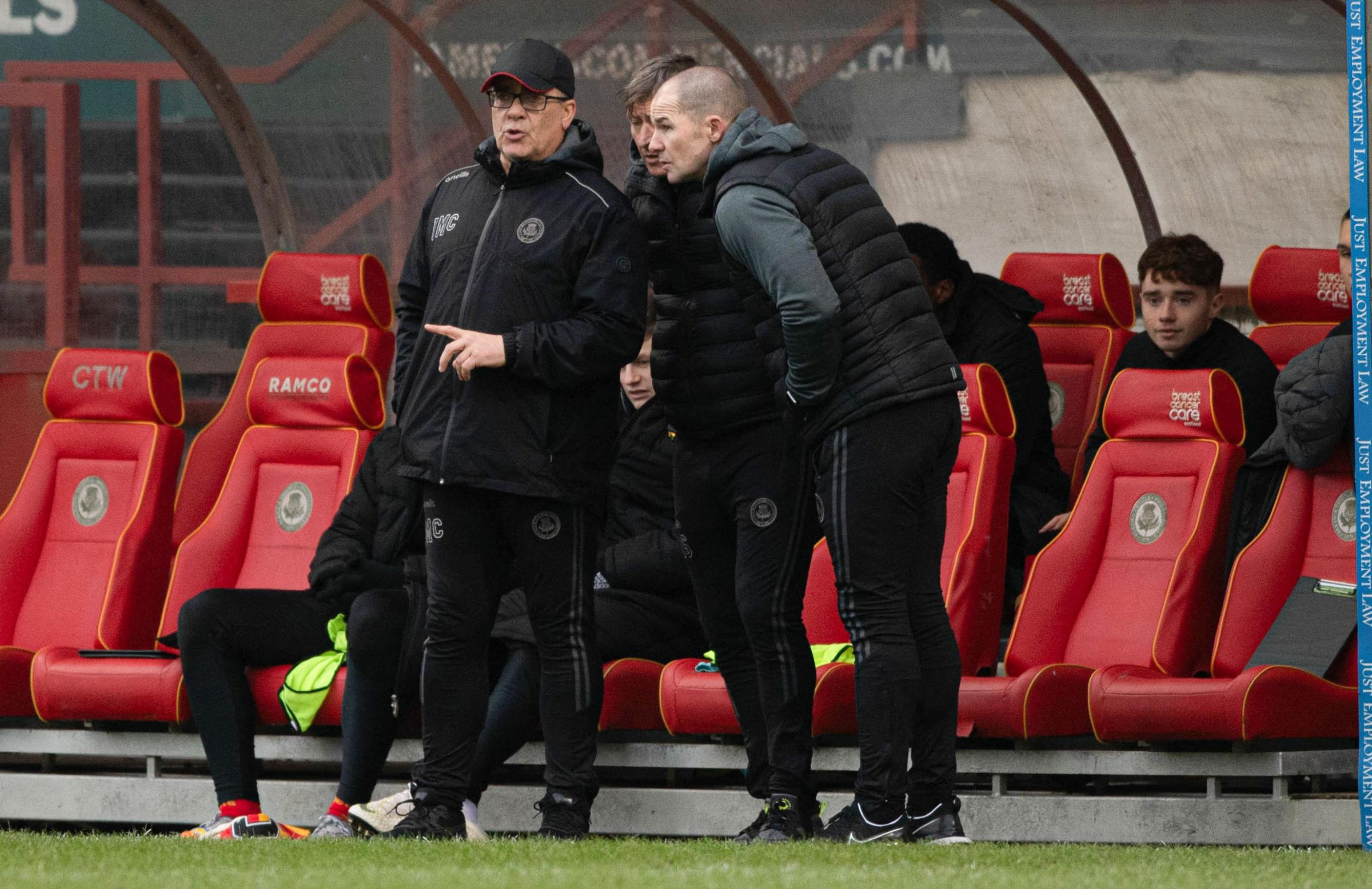 Ian McCall insists young Partick Thistle bench was 'one-off'