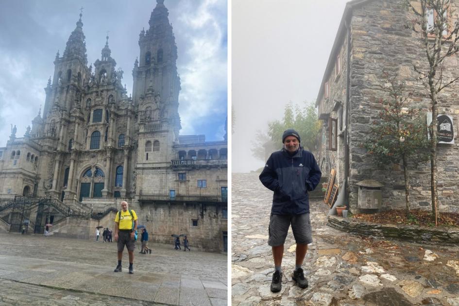 Un hombre de Glasgow caminó desde Francia a España en peregrinación
