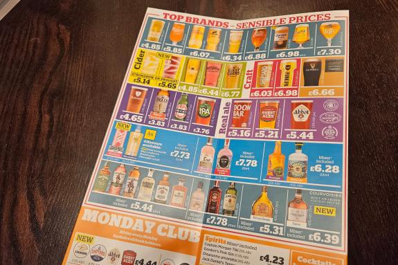 Glasgow Times: The price of a drink is not cheap. Glasgow Times: The price of a drink is not cheap.