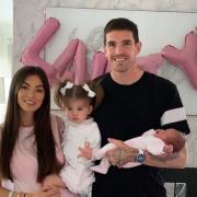 Gers star Kyle Lafferty and wife Vanessa share heartwarming first pictures of beautiful baby girl