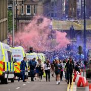 Thousands of Gers fans descended on the city on Saturday