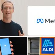 Facebook Meta: Aldi and Twitter mock rebrand in hilarious fashion. (PA)