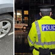 Police said they would be stepping up patrols after reports of activists letting down car tyres