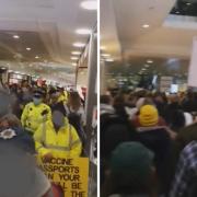 Anti-vax mob storm Glasgow shopping centre and 'intimidate' staff