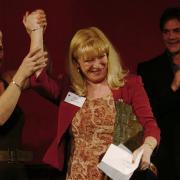 Previous winner Sandra Brown, who set up the Moira Anderson Foundation.