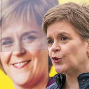 Nicola Sturgeon on the local council election campaign trail