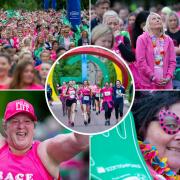 A sea of pink: Thousands of runners take over Glasgow Green for cancer research