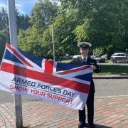 Flag raising ceremony to mark Armed Forces Day in East Renfrewshire