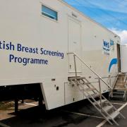 Mobile breast screening unit via NHS  Grampian