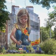 New 'Daffodil King' inspired mural by renowned artist pops up in Govan, photos by Gordon Terris