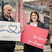 Glasgow City Council Leader Councillor Susan Aitken and Scotland’s Towns Partnership Chief Officer Phil Prentice