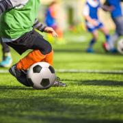 Football training for children