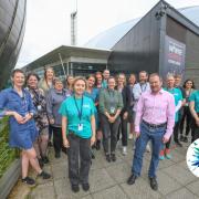 Glasgow Science Centre CEO Stephen Breslin with staff