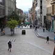 In pictures: deserted Glasgow city centre on day of Queen's funeral
