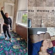 Homeowner 'shocked' to find 101-year-old newspaper when renovating East End house
