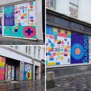 Colourful vinyl goes up on several vacant Sauchiehall Street units - here's why