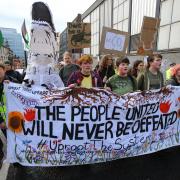 F**ck the Tories: Young climate protesters take to the streets of Glasgow