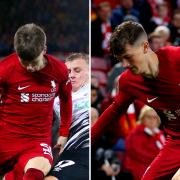 Calvin Ramsay & Ben Doak make senior Liverpool debuts in League Cup tie