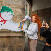 Can you find the Irn Bru Snowman hiding in Glasgow?
