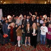 Last year's winners celebrate in Glasgow City Chambers