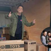 Scottish TikTok stars give donation of toys to Glasgow children's service