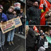 Pictures reveal second day of rail strikes in Glasgow as Scots return to work