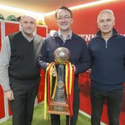 (L-R) Andy Murdoch, Gerry Britton and Davie Irons were part of the Thistle team that won the Tennent's Sixes in 1993