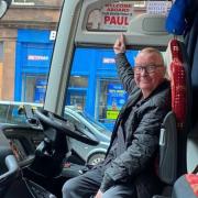 Still Game star spotted 'driving' Glasgow bus