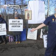 Abortion protest