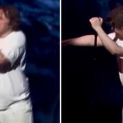'A blessing to this world': Lewis Capaldi step in to sing amid star's Tourette's tics