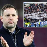 Michael Beale reacts to Union Bears 'time for change' Rangers banner blast