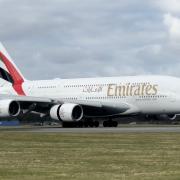 WATCH: Emirates A380 lands at Glasgow Airport for first time in years