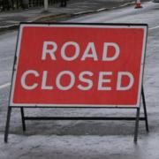 Road closure stock pic