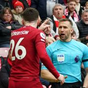 Andy Robertson receives apology over linesman 'elbow' in Liverpool match
