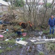 'An actual catastrophe': Man demands action on large-scale fly-tipping site by home