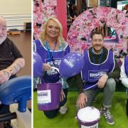 Billy Haynes (left) is asking supporters of Erskine's veterans charity to help out at the Ideal Home Show