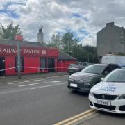 Police probe finished after fire near pub in Glasgow