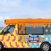 Irn-Bru ice cream truck to visit Glasgow parks