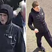Officers are looking to speak to the man in the images