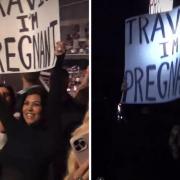 'Travis I'm pregnant': Kourtney Kardashian surprises Travis Barker at gig