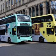 Glasgow First buses blocked by 'emergency services' on main road