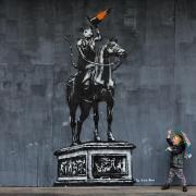 In pictures: Crowds gather in awe of local artist's tribute to Banksy
