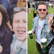 Scots singer pictured partying at TRNSMT and posing with fans