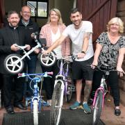Free recycled bikes are being offered to families in North Lanarkshire.