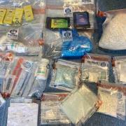 Drugs seized by Police Scotland in Glasgow