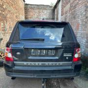 Stolen Ranger Rover recovered by police in Glasgow