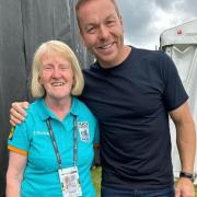 'Lovely': Sir Chris Hoy bumps into his primary school teacher in Glasgow