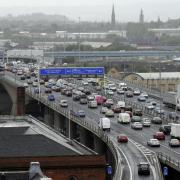 Part of Glasgow's M8 'blocked' after multi-vehicle smash
