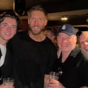 Rangers legend Ally McCoist parties with Calvin Harris at top nightclub